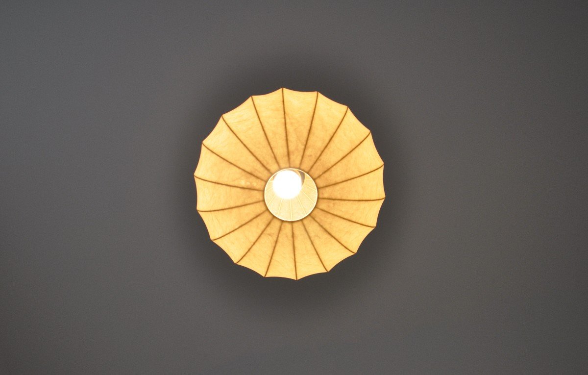 Cocoon Pendant Lamp By Achille & Pier Giacomo Castiglioni For Flos, 1960s-photo-4