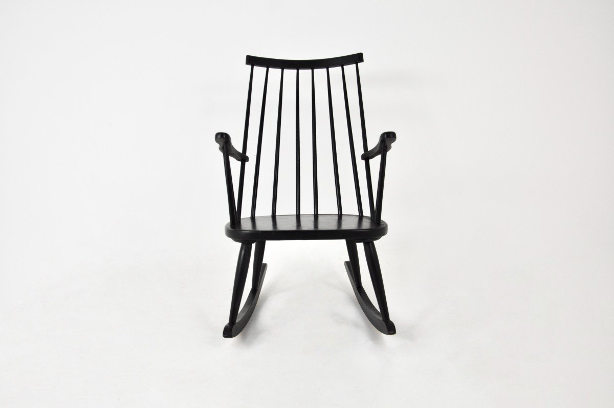 Rocking Chair By Lena Larsson For Nesto, 1960s-photo-2