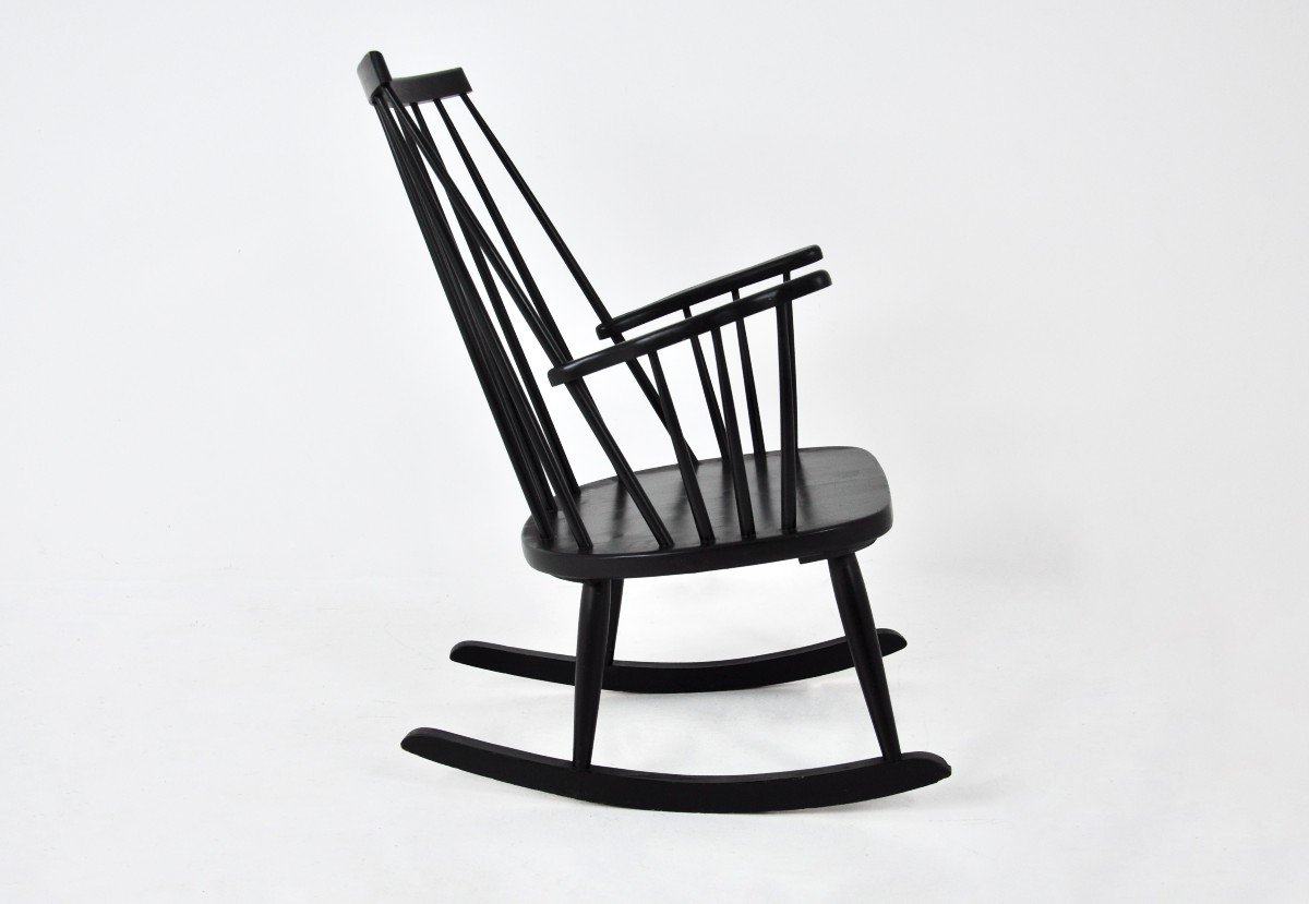 Rocking Chair By Lena Larsson For Nesto, 1960s-photo-3