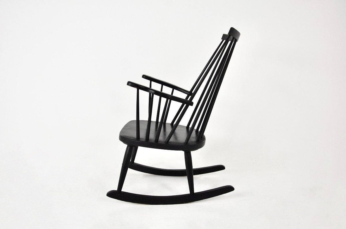 Rocking Chair By Lena Larsson For Nesto, 1960s-photo-4