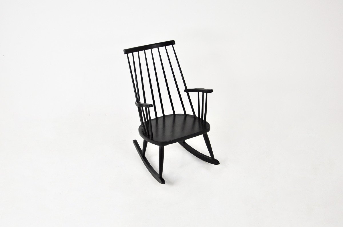 Rocking Chair By Lena Larsson For Nesto, 1960s-photo-1