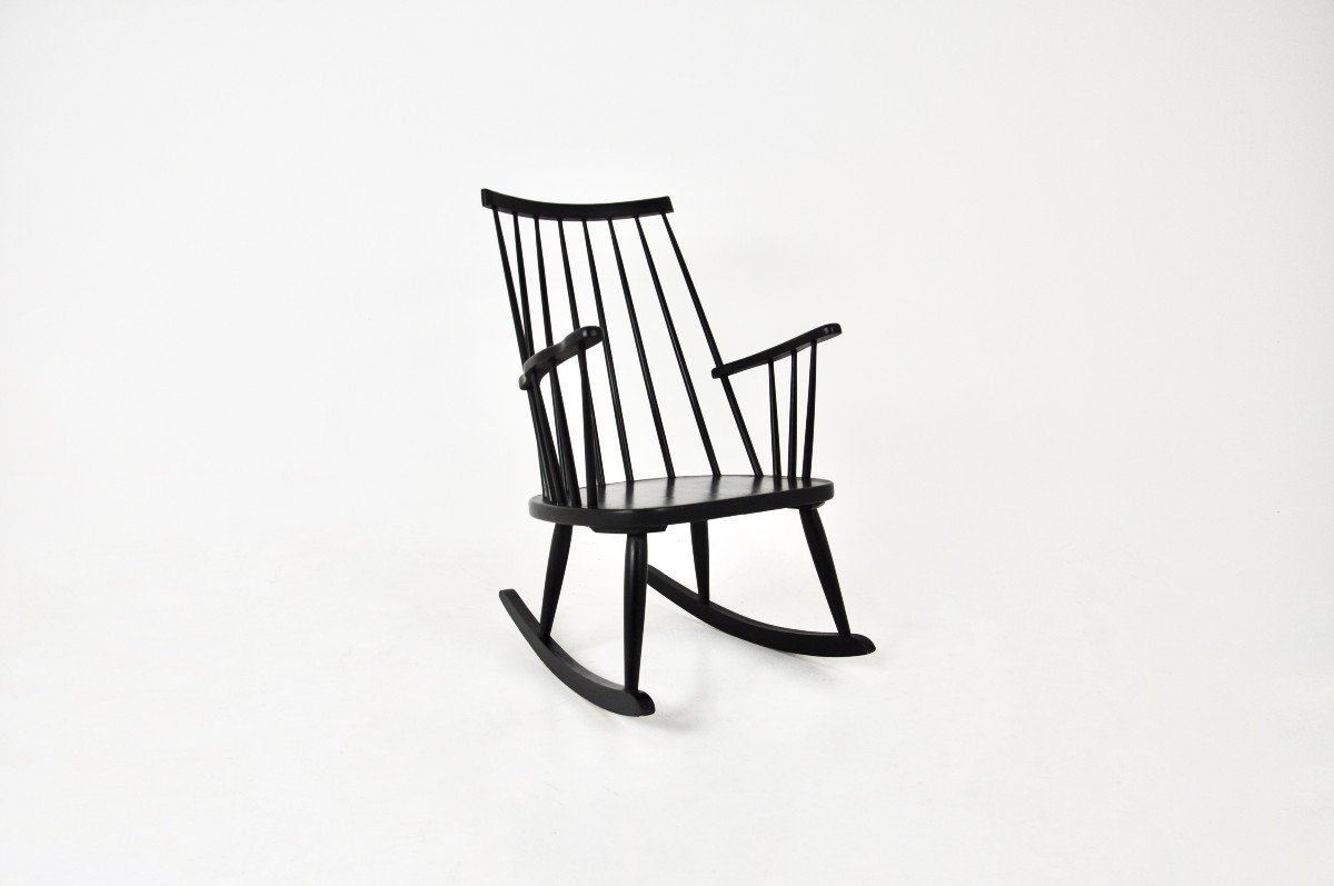 Rocking Chair By Lena Larsson For Nesto, 1960s