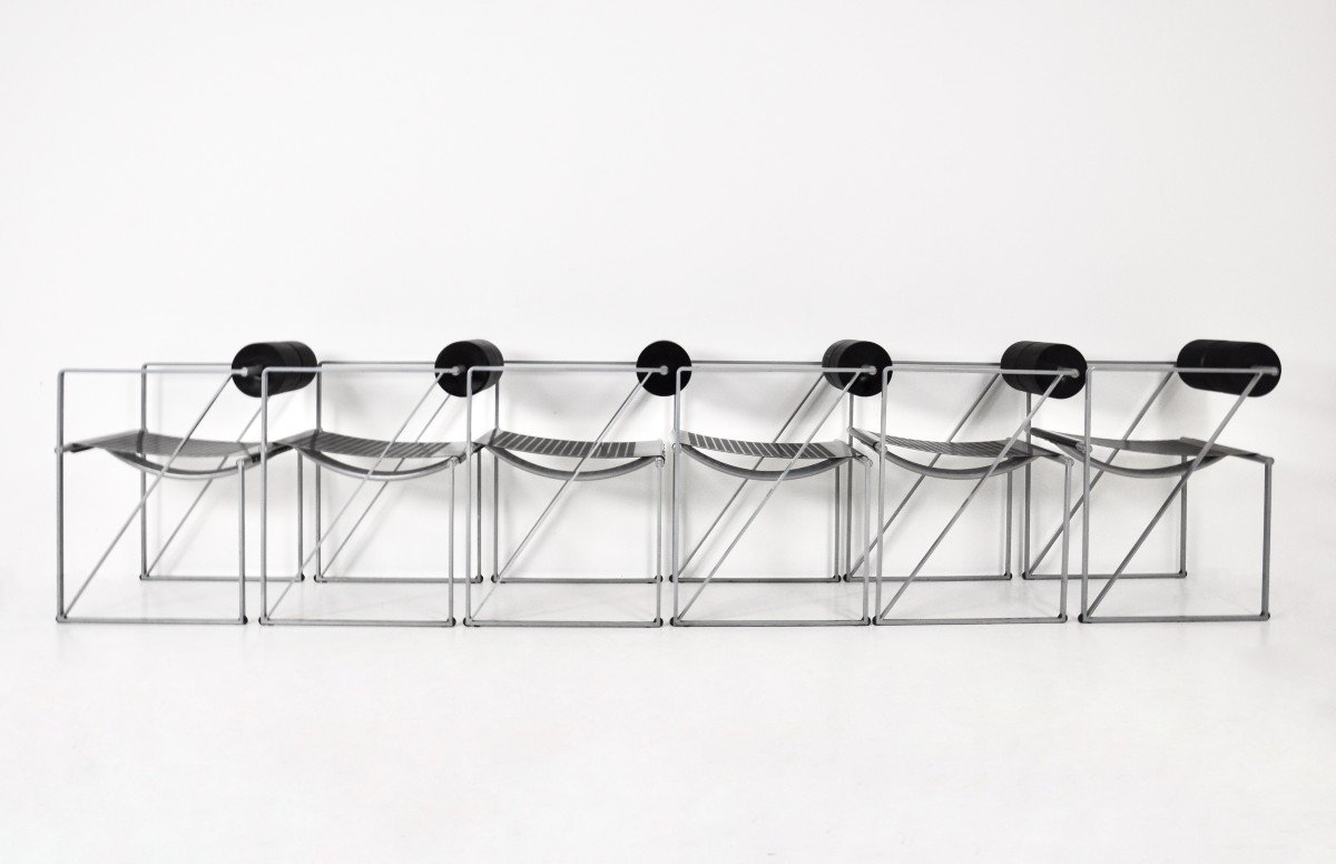 Ensemble De 6 Chaises Seconda 602 Par Mario Botta Pour Alias, 1980s-photo-4