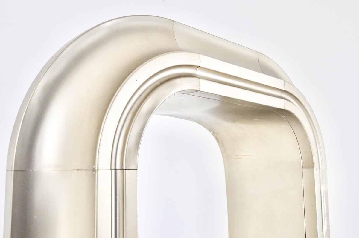 Arched Aluminum Door Frame, 1960s-photo-3