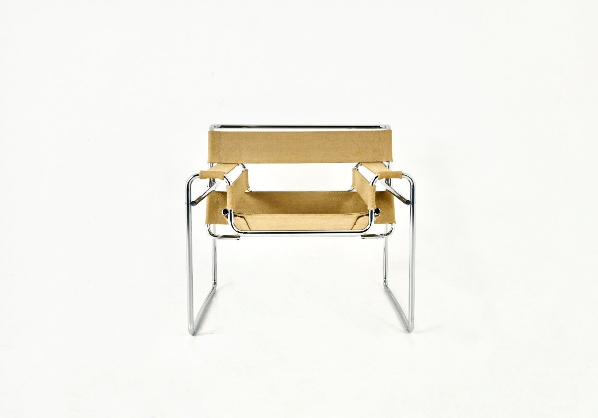 Fauteuil « Wassily » Par Marcel Breuer Pour Gavina, 1970s-photo-2