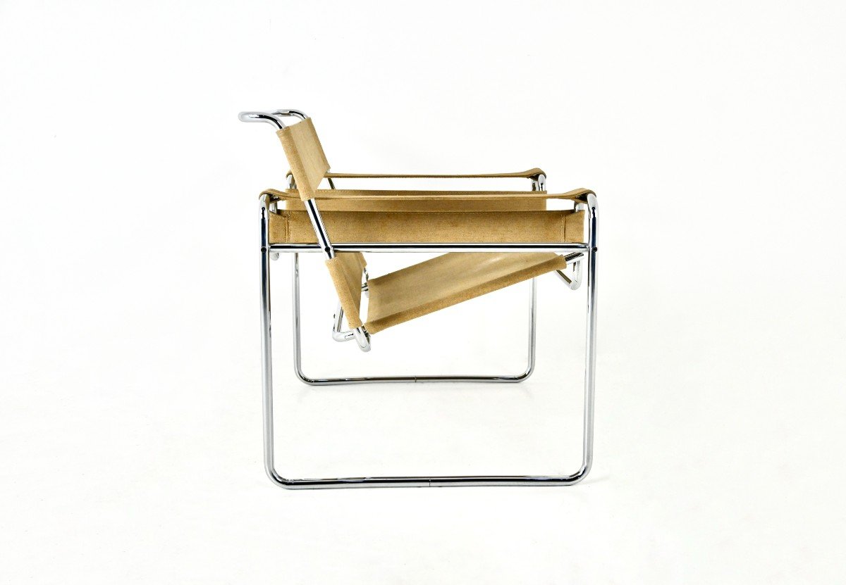 Fauteuil « Wassily » Par Marcel Breuer Pour Gavina, 1970s-photo-3