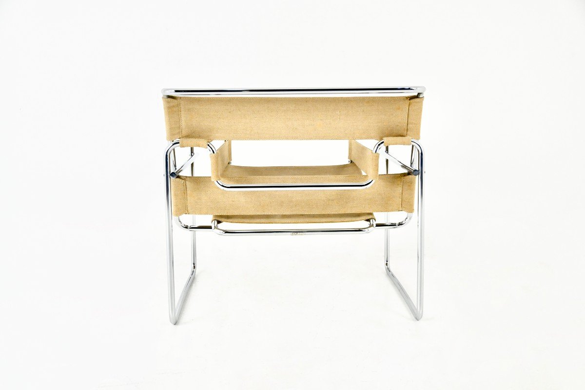 Fauteuil « Wassily » Par Marcel Breuer Pour Gavina, 1970s-photo-3