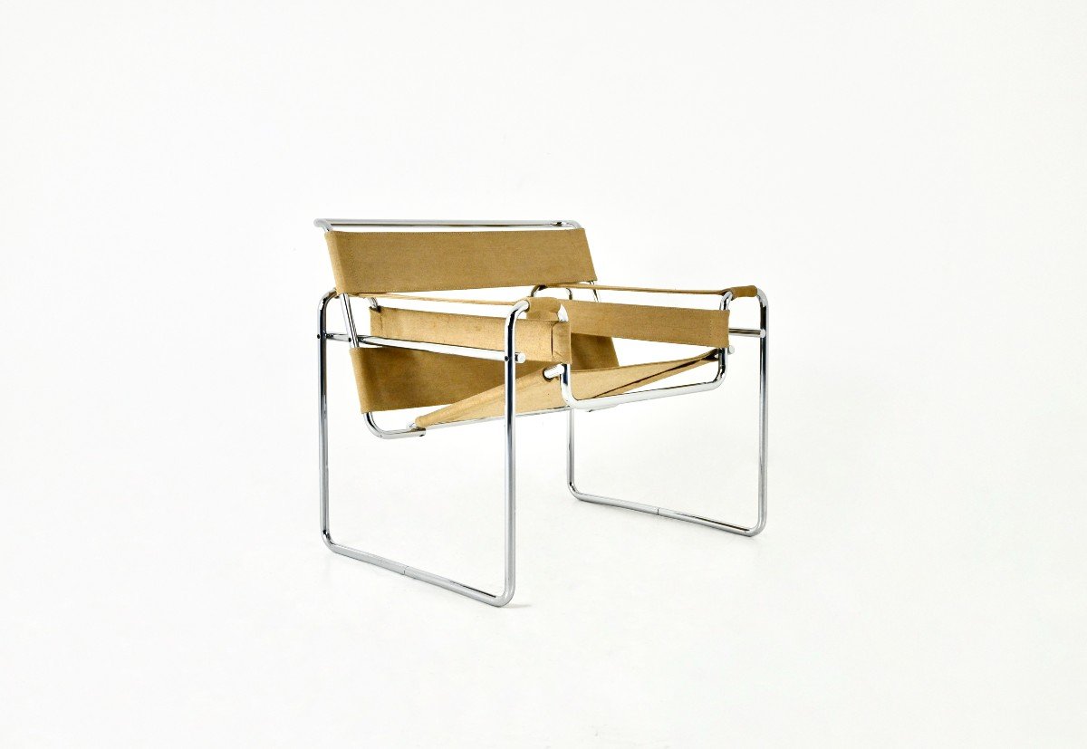 Fauteuil « Wassily » Par Marcel Breuer Pour Gavina, 1970s