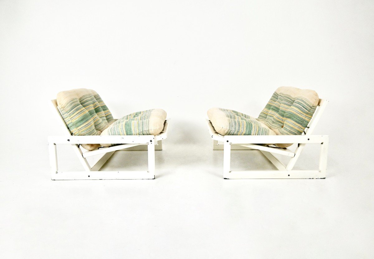 Set Of 2 “carlotta” Armchairs By Tobia And Afra Scarpa For Cassina, 1960s-photo-3