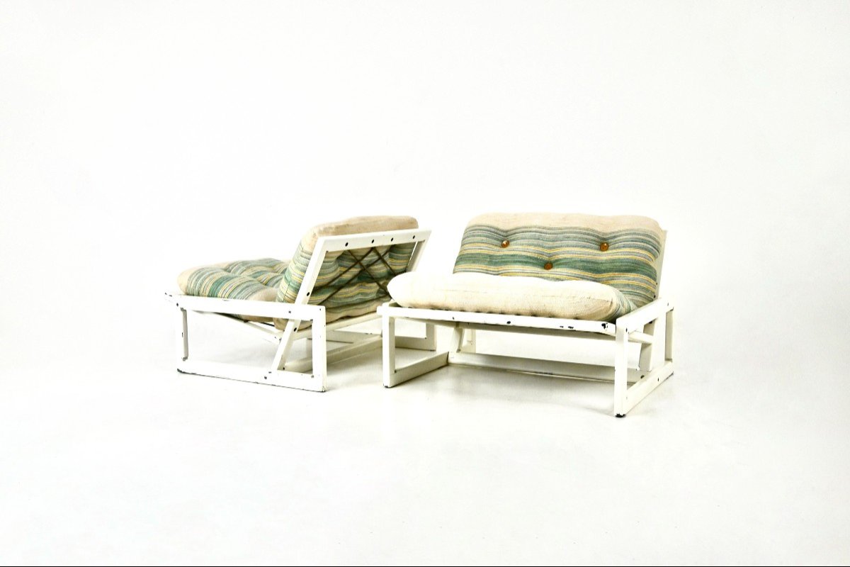 Set Of 2 “carlotta” Armchairs By Tobia And Afra Scarpa For Cassina, 1960s