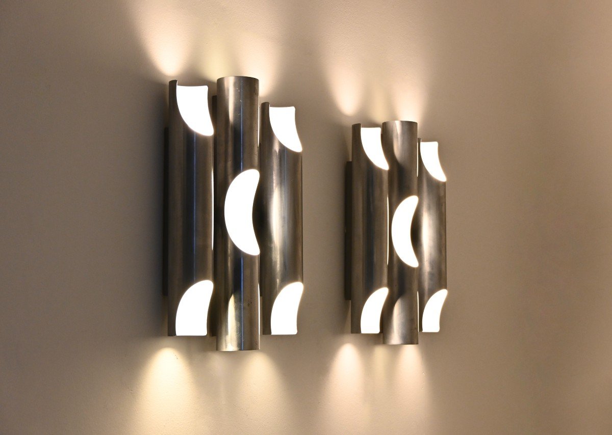 Pair Of Fuga Sconces By Maija Liisa Komulainen For Raak, 1970s-photo-2