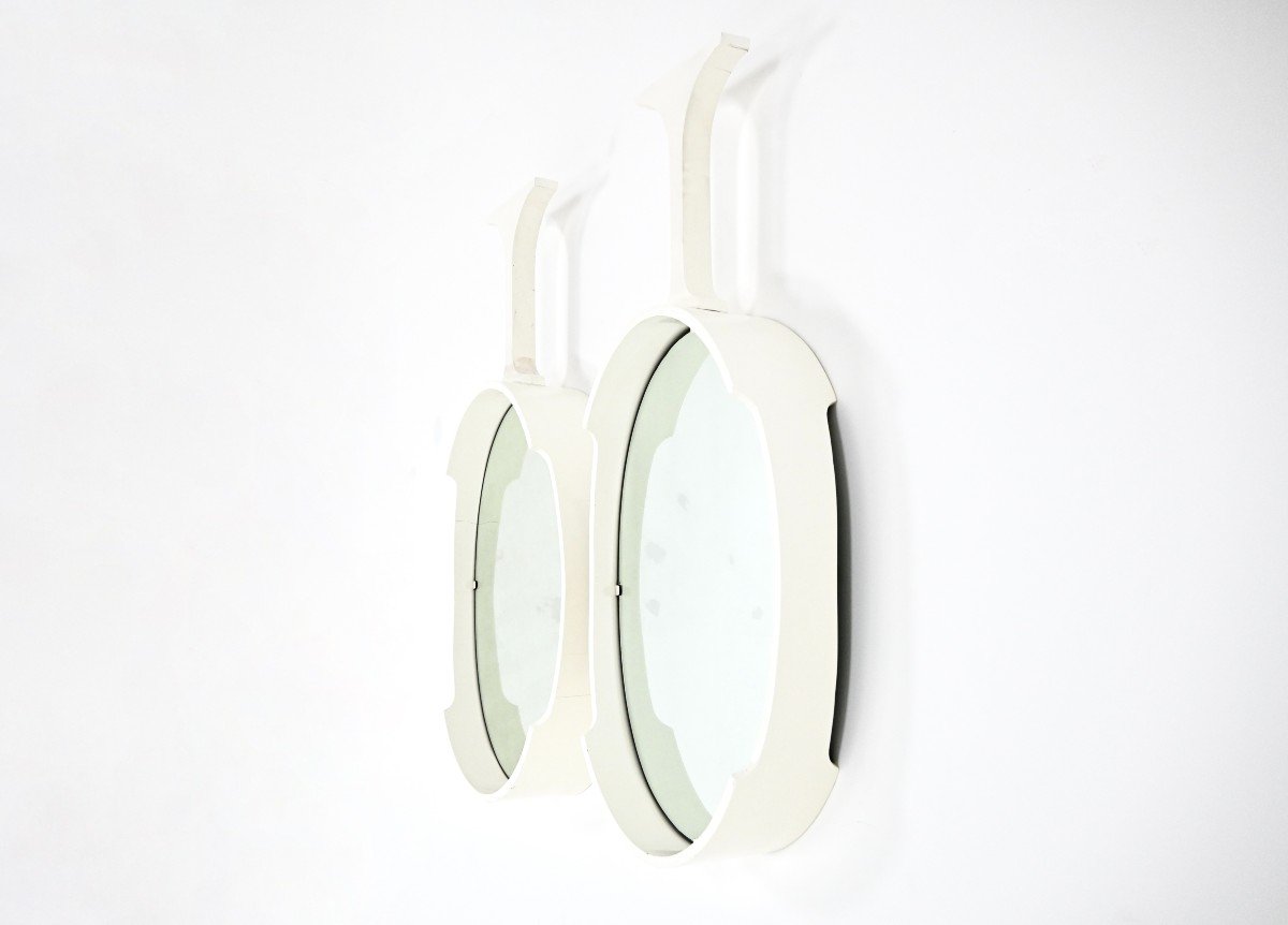 Pair Of Italian Mirrors, 1970s