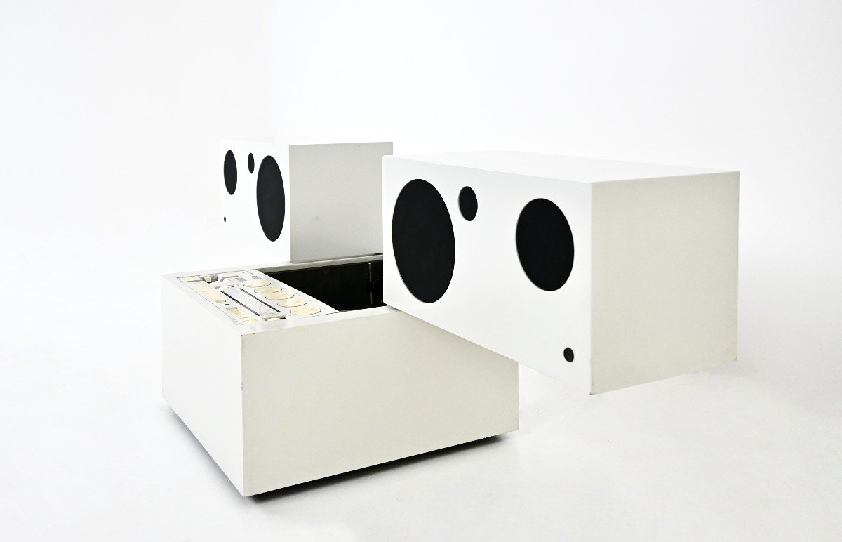 Radio Stéréophonique Totem Rr130 Par Mario Bellini Pour Brionvega, 1970-photo-4