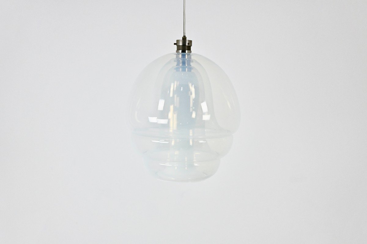 Ls 134 Medusa Glass Pendant Lamp By Carlo Nason For Mazzega, 1960s