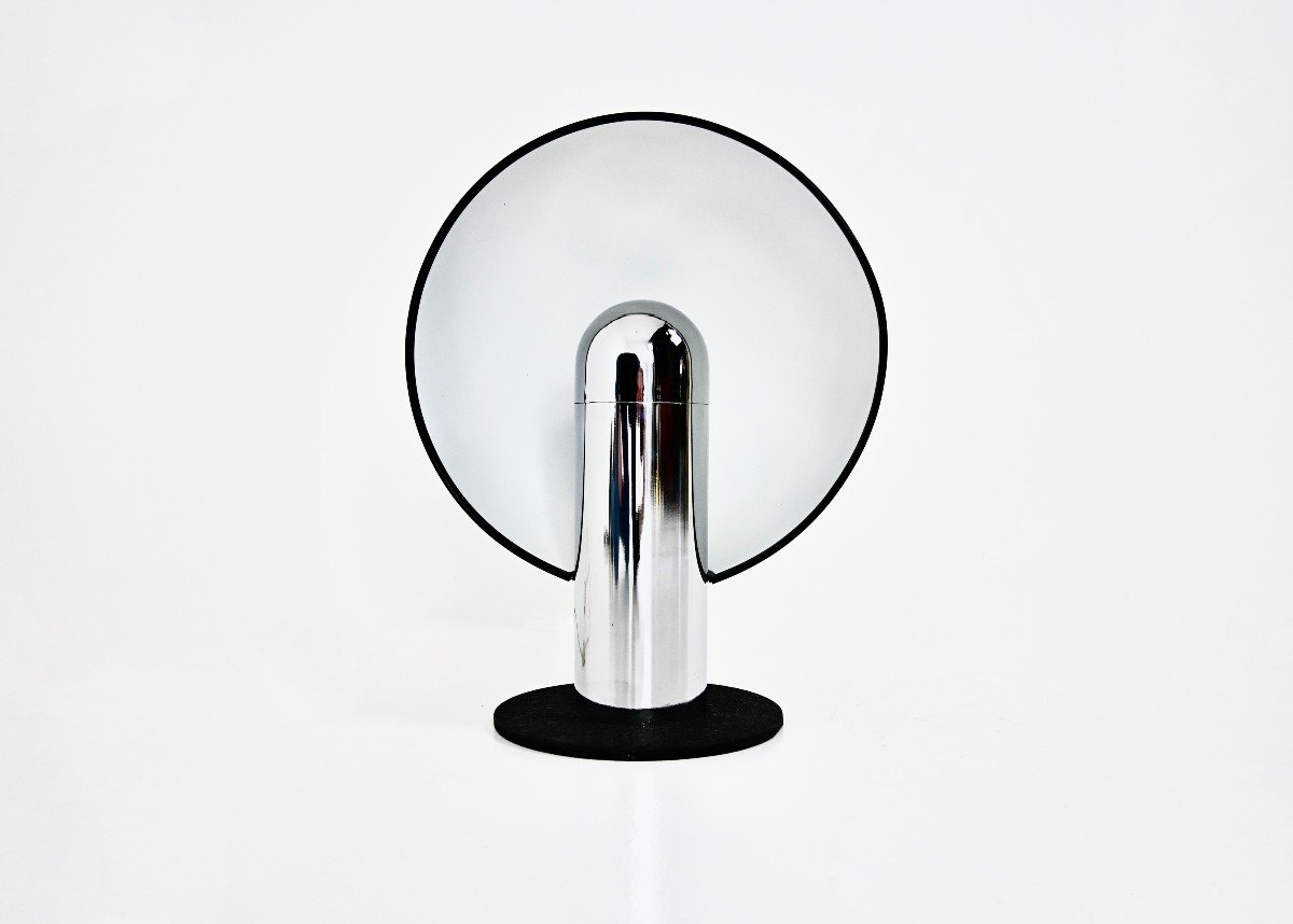 Italian Chrome Table Lamp, 1960s-photo-3