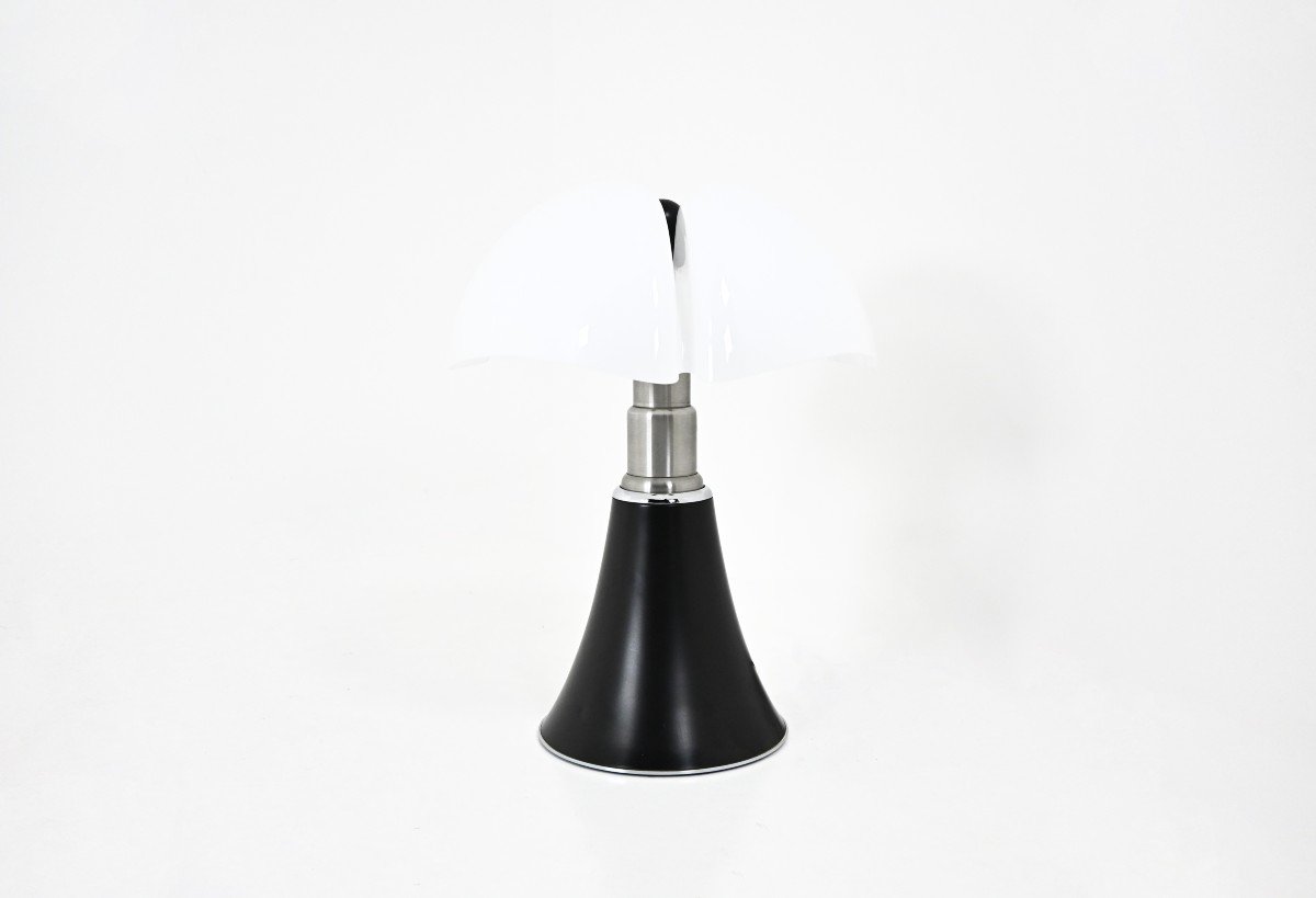 Lampe Pipistrello Noire De Gae Aulenti Pour Martinelli Luce, Années 1960-photo-2