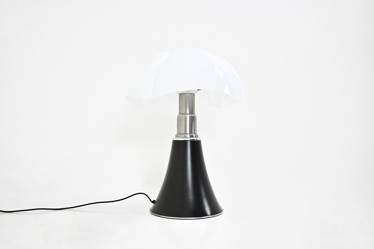 Lampe Pipistrello Noire De Gae Aulenti Pour Martinelli Luce, Années 1960-photo-6