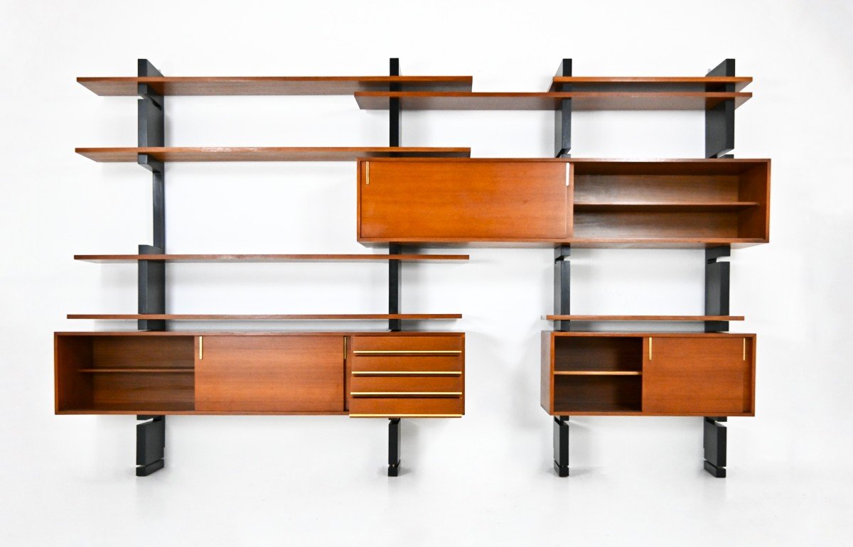 “extenso” Bookcase By Amma Torino, 1960s-photo-3