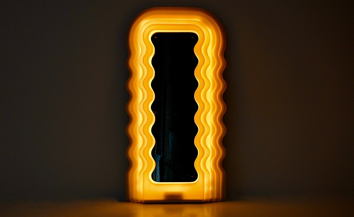 “ultrafragola” Mirror By Ettore Sottsass For Poltronova, 1970s, 1st Edition