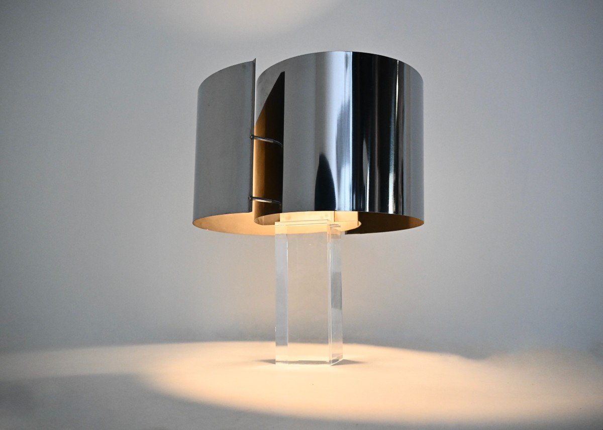 Table Lamp By Gianfranco Fini & Fabrizio Cocchia, 1970s-photo-2