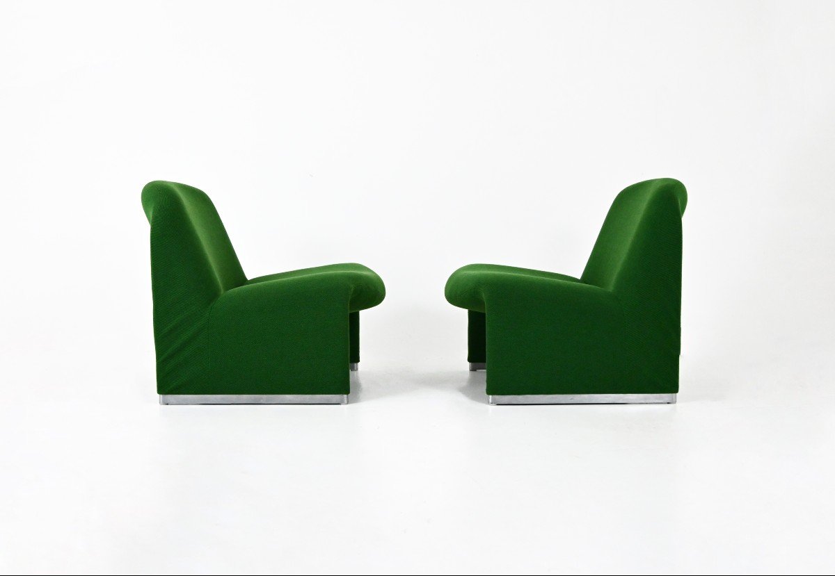 Set Of 2 Alky Armchairs By Giancarlo Piretti For Anonima Castelli, 1970s-photo-2