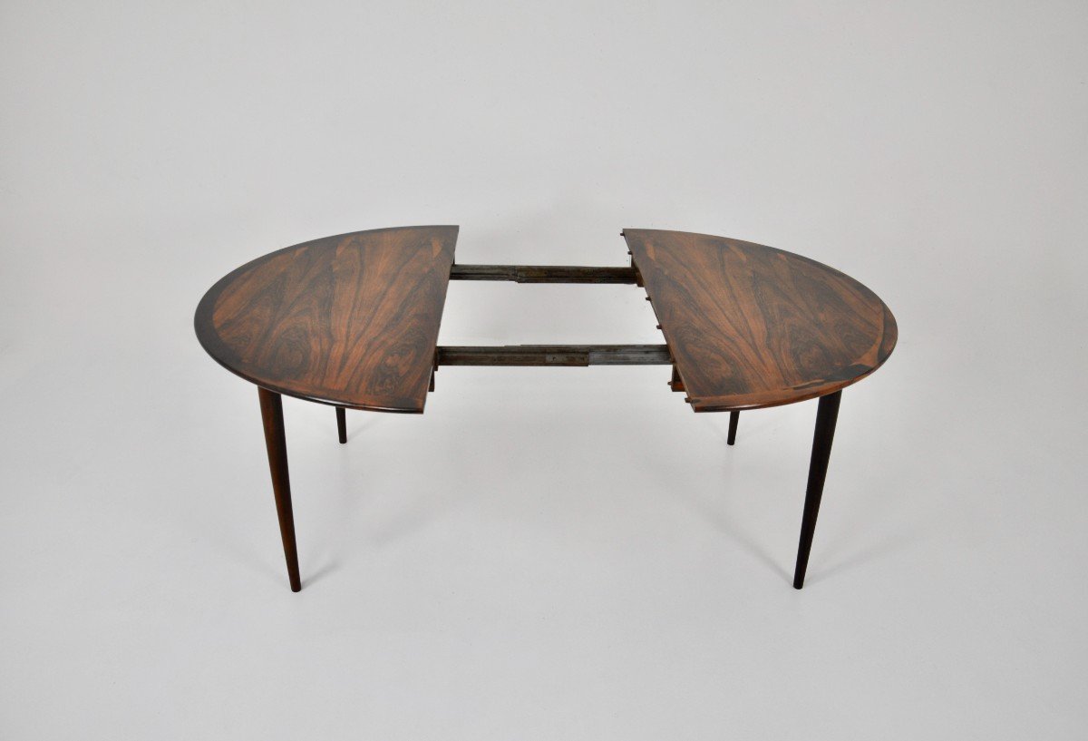 Round Dining Table From Grete Jalk For Cj Rosengaarden, 1960s-photo-3