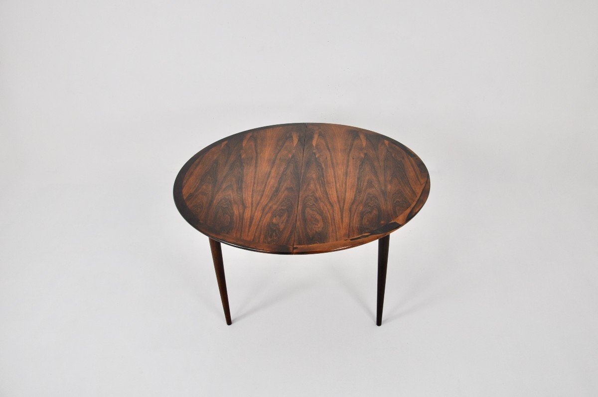 Round Dining Table From Grete Jalk For Cj Rosengaarden, 1960s-photo-4