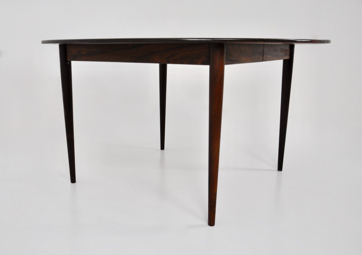 Round Dining Table From Grete Jalk For Cj Rosengaarden, 1960s-photo-3