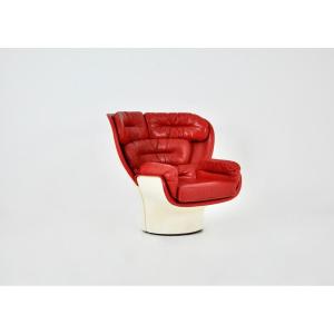 Fauteuil Elda De Joe Colombo Pour Comfort Italy, 1960s