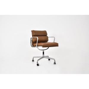 Leather Office Chair By Charles And Ray Eames For Herman Miller, 1970s