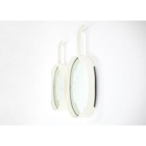 Pair Of Italian Mirrors, 1970s