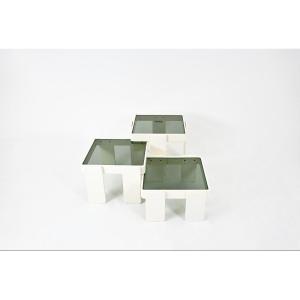 Ensemble De 3 Tables Gigognes Par Gianfranco Frattini Pour Cassina, 1960