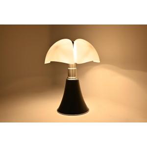 Black Pipistrello Lamp By Gae Aulenti For Martinelli Luce, 1960s