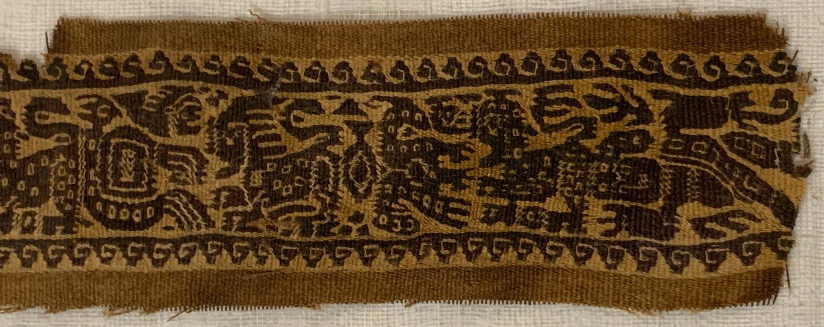 Superb Egyptian Coptic Textile  2nd - 5th Cty Ad,  Animals & Characters-photo-4