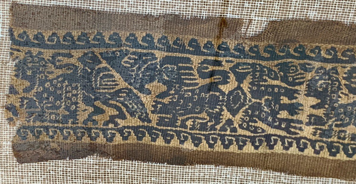 Superb Egyptian Coptic Textile  2nd - 5th Cty Ad,  Animals & Characters-photo-7