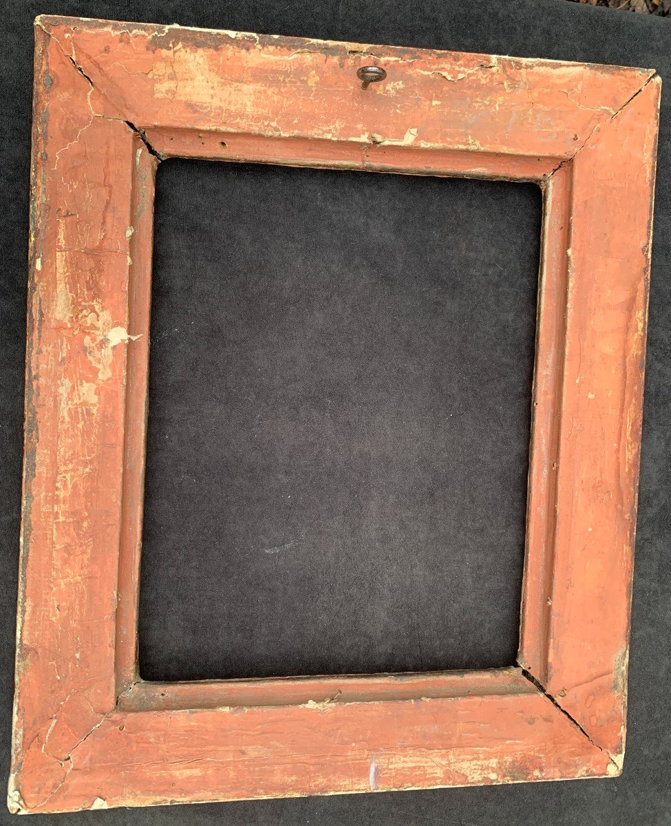 Italy 17th Century Rare And Curiosity Frame In Cartapesta / Papier Mâché, -photo-4