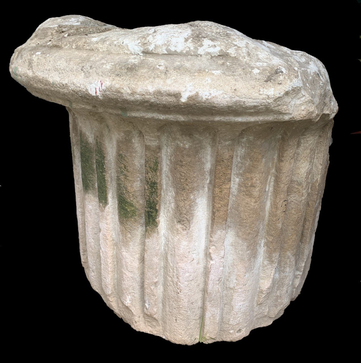  Ier s ap JC fût colonne pier ép Gallo-romaine site Argentomagus (Indre), trouvé & signalé 1909-photo-4