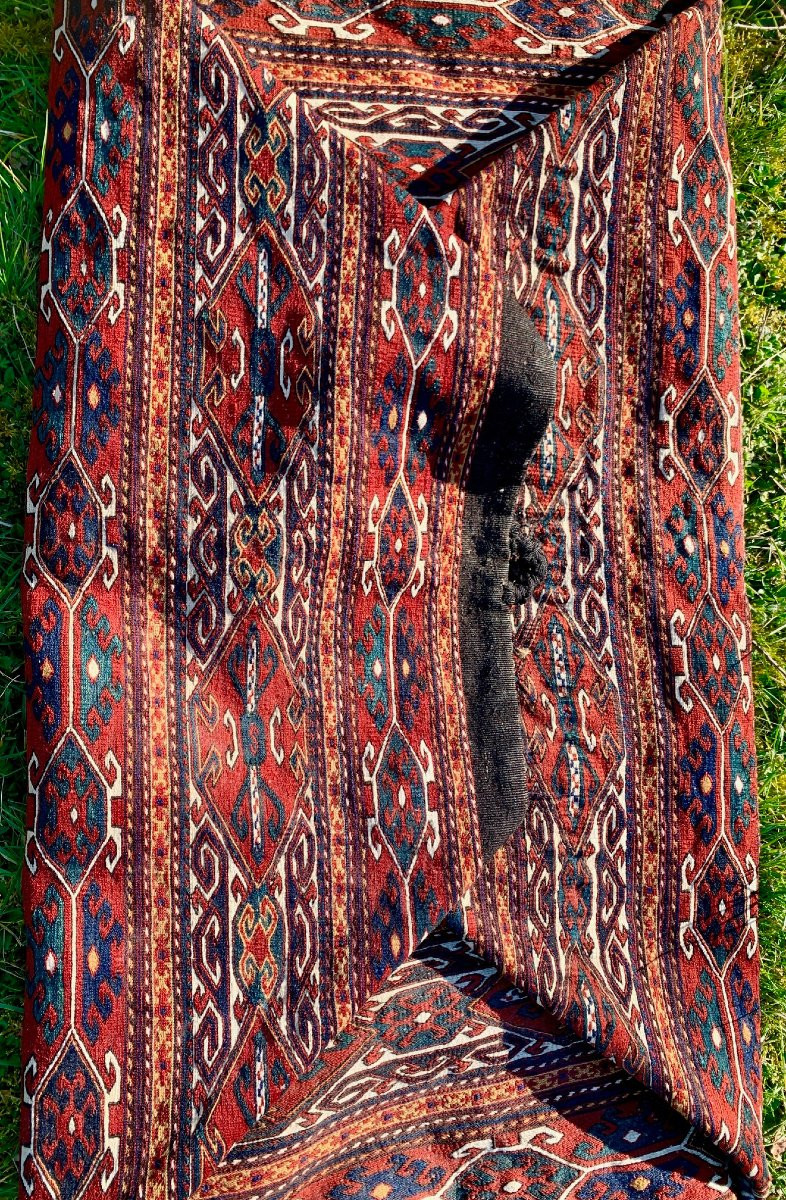 Sac / berceau kilim MAFFRASH Caucase milieu XIXe s-photo-3