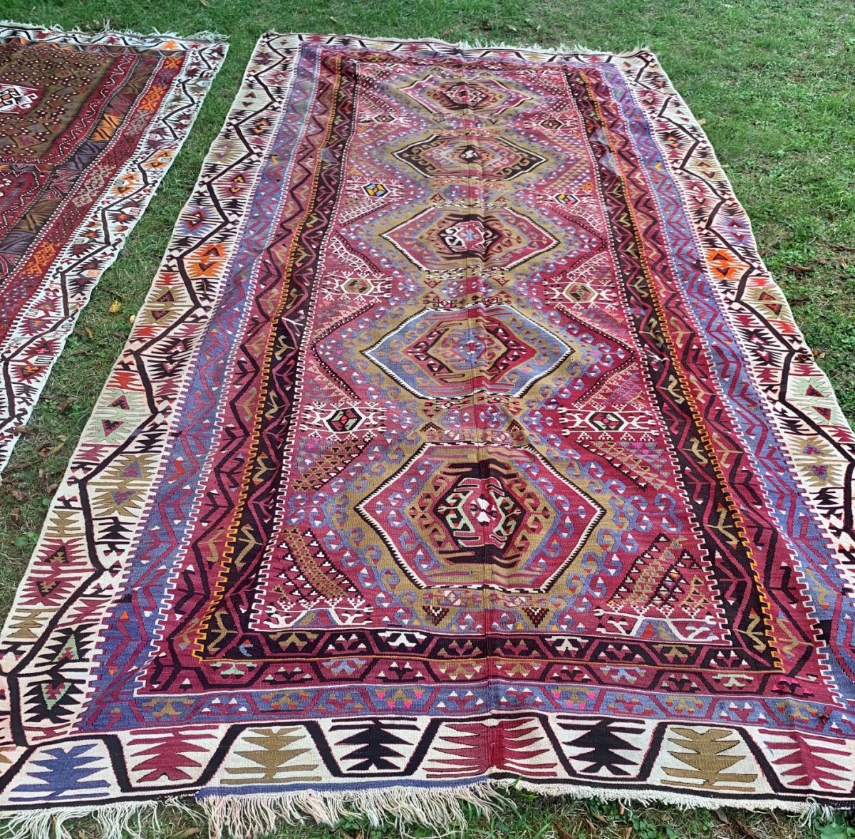 Very Large Kilim, Anatolia, 2nd Half  XIXth Cty