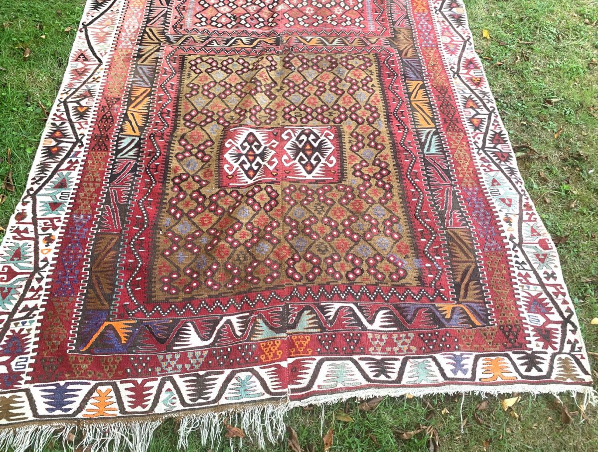 Very Large Kilim Anatolia 2nd Half Of The 19th S-photo-1