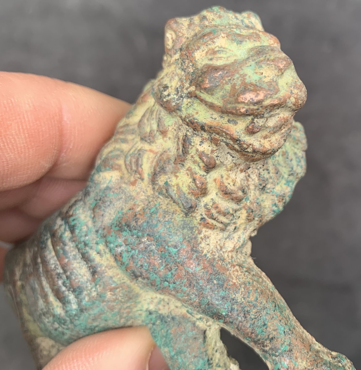 Bronze d'applique lion ép romaine IIIe IVe s