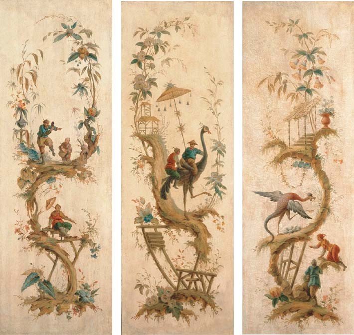 Cahier d'ornements chinois par Pillement, complément de l'ouvrage publié  chez Guérinet, (époque Louis XV). - NYPL Digital Collections