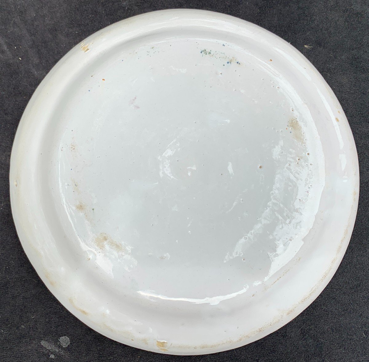 18th Cty La Tronche Ceramic Plate With Hunchback Chinese -photo-7