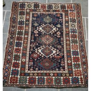 Around 1860, Very Nice Antique Kuba Shirvan Carpet, North West Azerbaijan