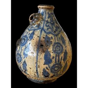 Persia,  Early Qajar Period / Late 18th Cty Ceramic Huka Base