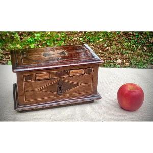 17th Century, Louis XIII Period Marquetry Box 