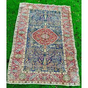 Late 19th Cty Türkiye, Superb Carpet With Persian Decoration, Radiant Lion Decoration 