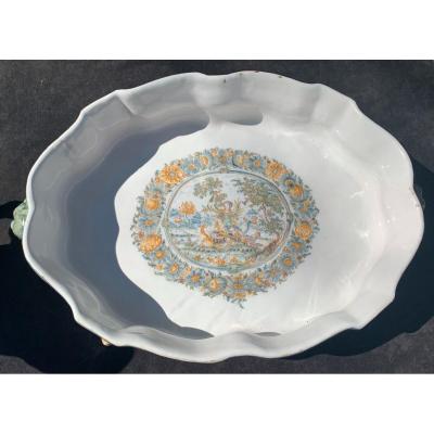 Mid 18th Cty Large Moustiers Fountain Basin Mythological Thema