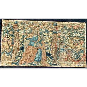 Grand fragment de tapisserie Flandres XVIe s