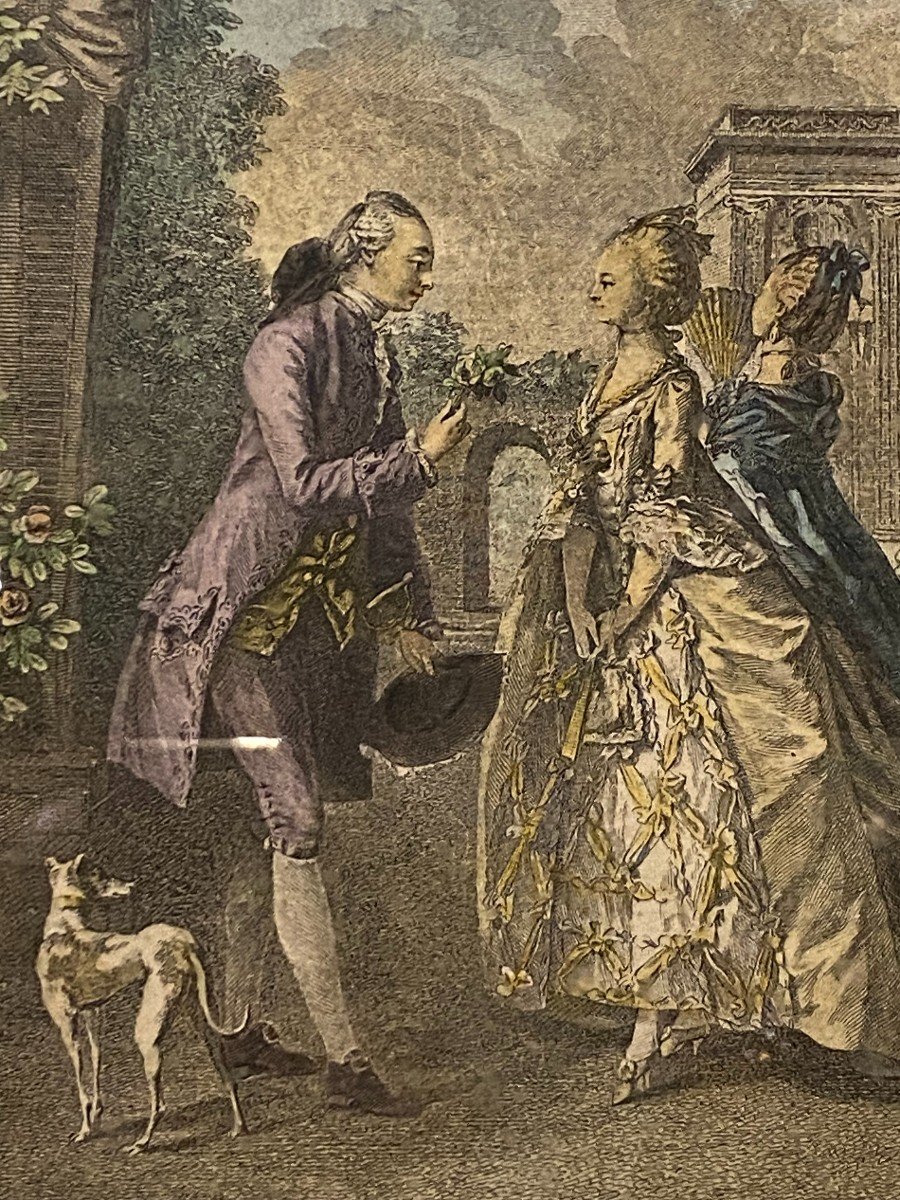 La Promenade Du Soir, Eau Forte, 1774-photo-4